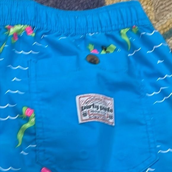 Party Pants Men’s Neon Lazy River Swim Trunks Board Shorts size small - Picture 12 of 14